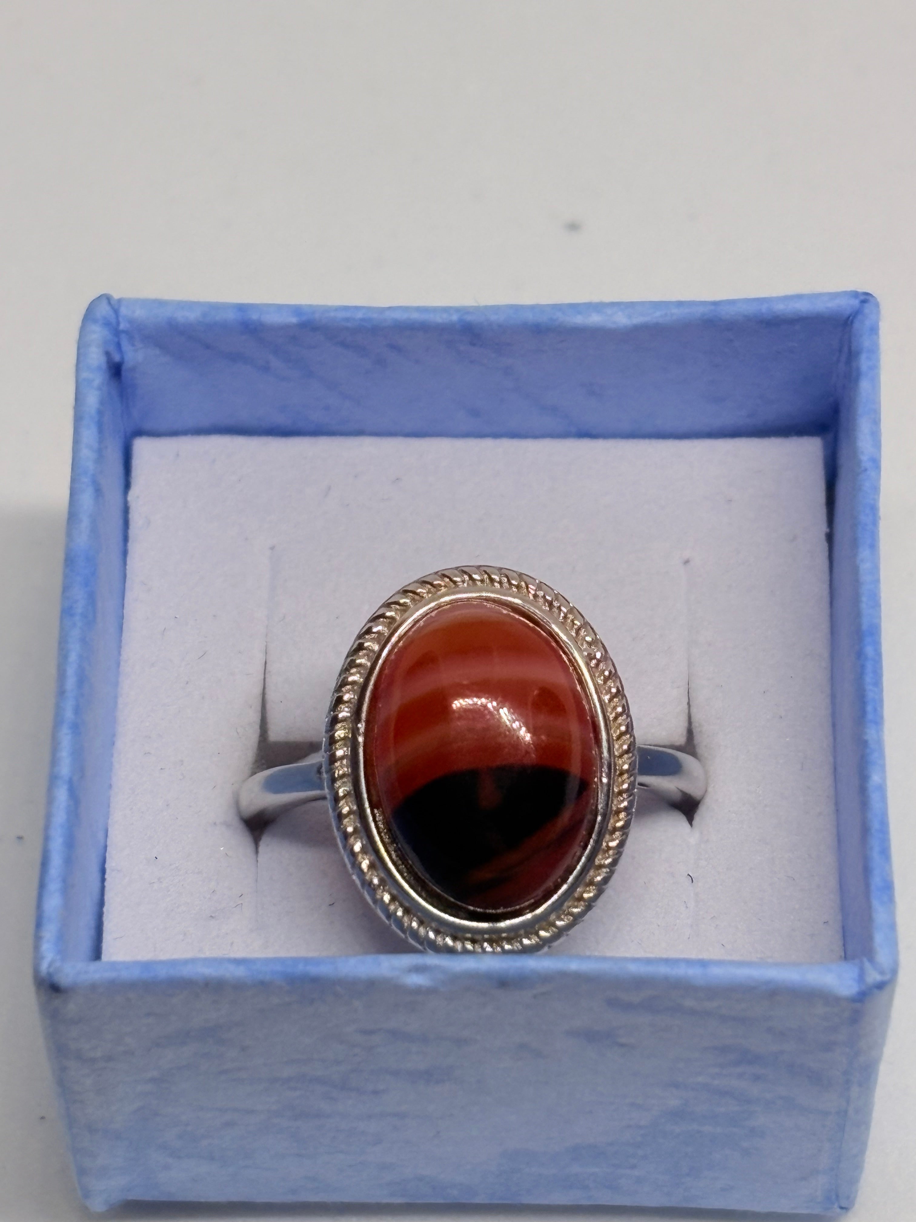 Carnelian Agate Ring