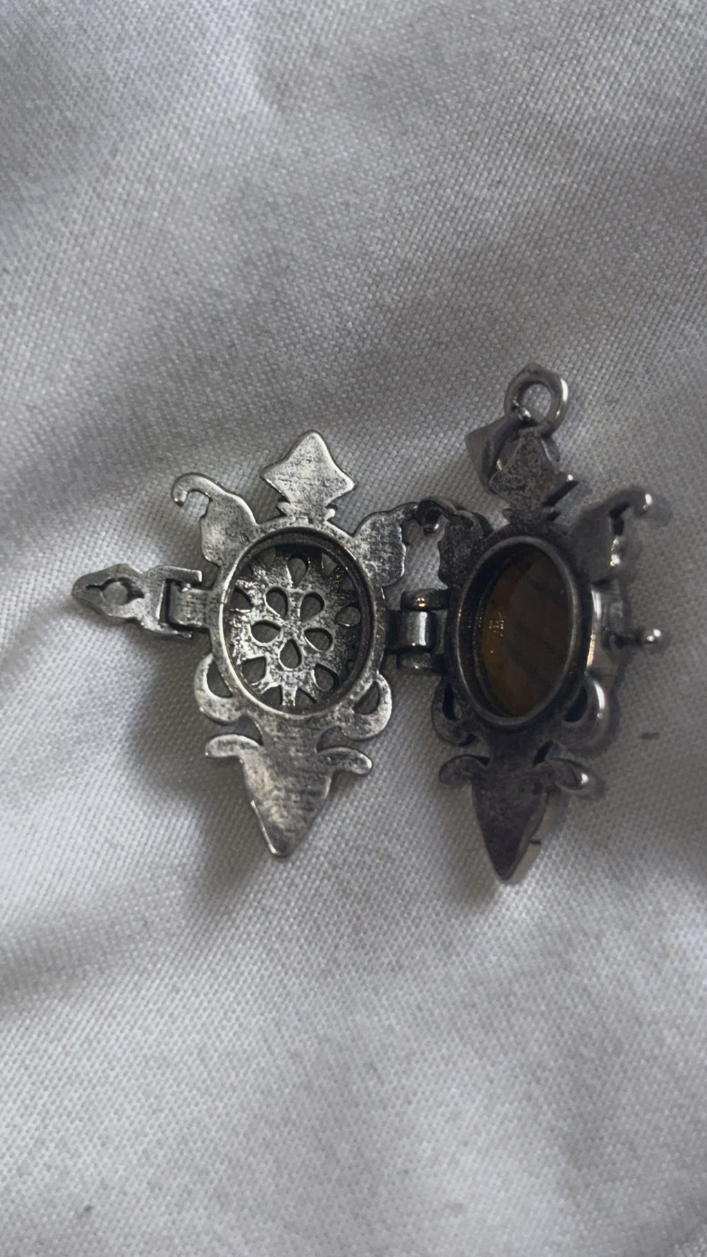 Tigers Eye Locket Pendant