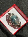 Moss Agate Ring