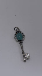 Amazonite Key Pendant