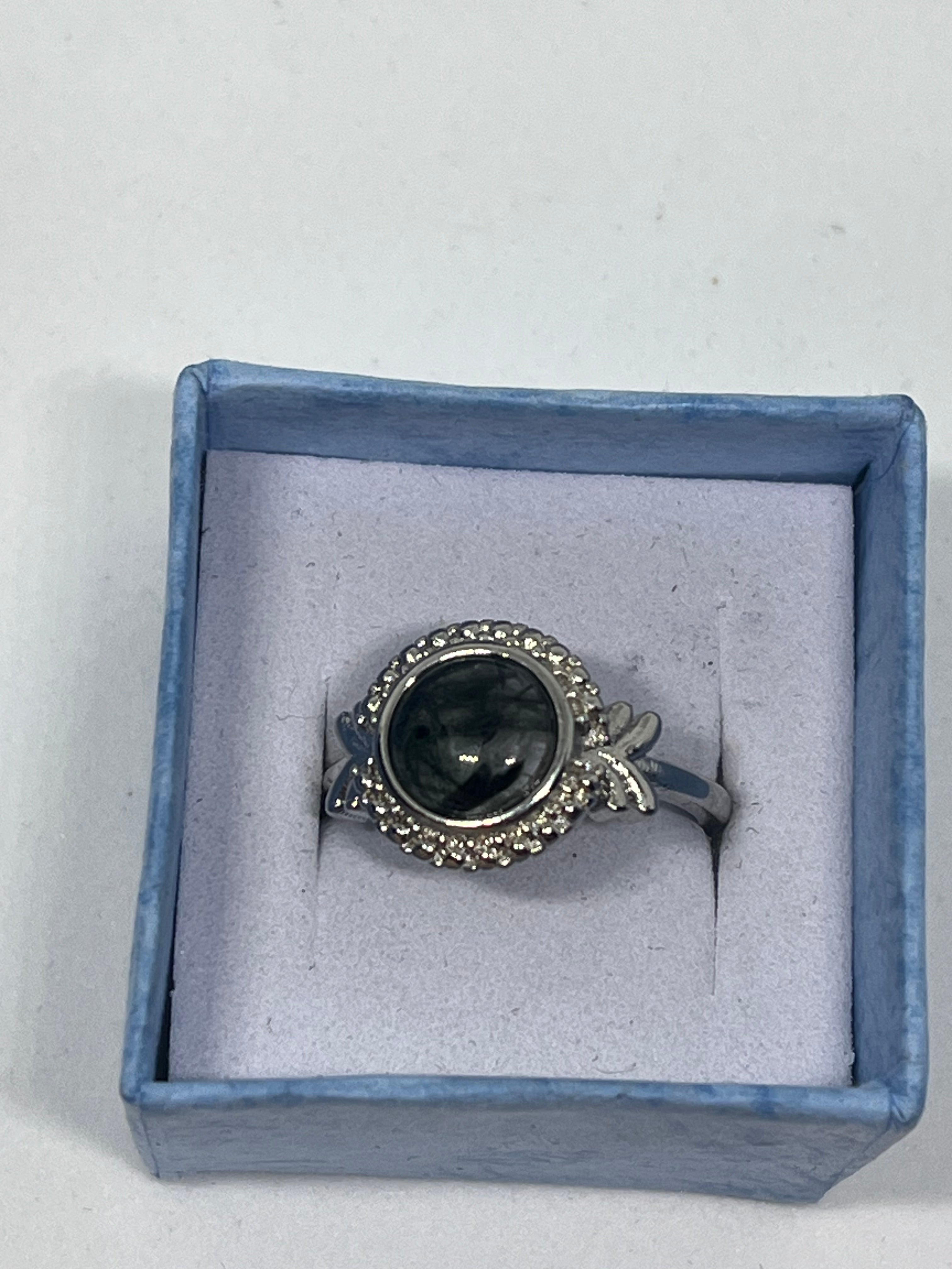 Moss Agate Ring
