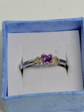 Amethyst Simple Ring
