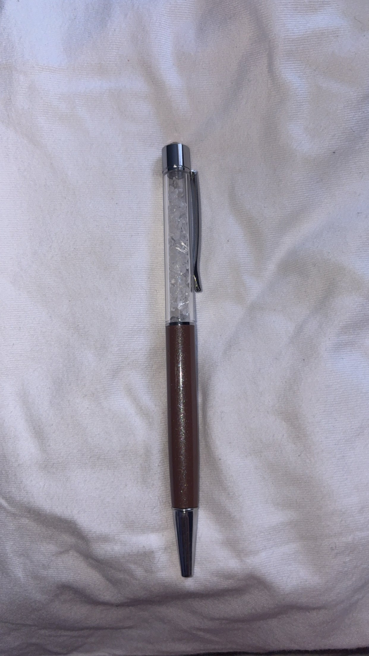 Crystal Chip Pens • Brown