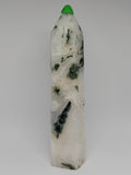 Moss Agate Crystal Tower