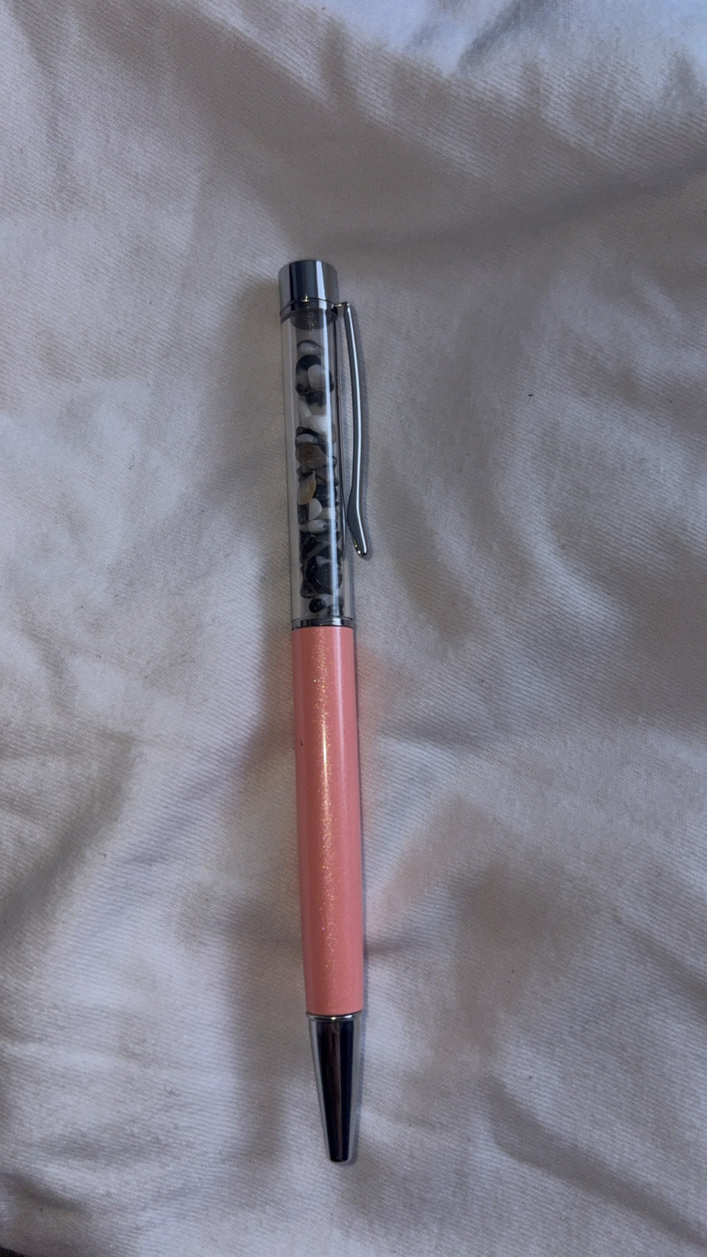 Crystal Chip Pens • Light Pink