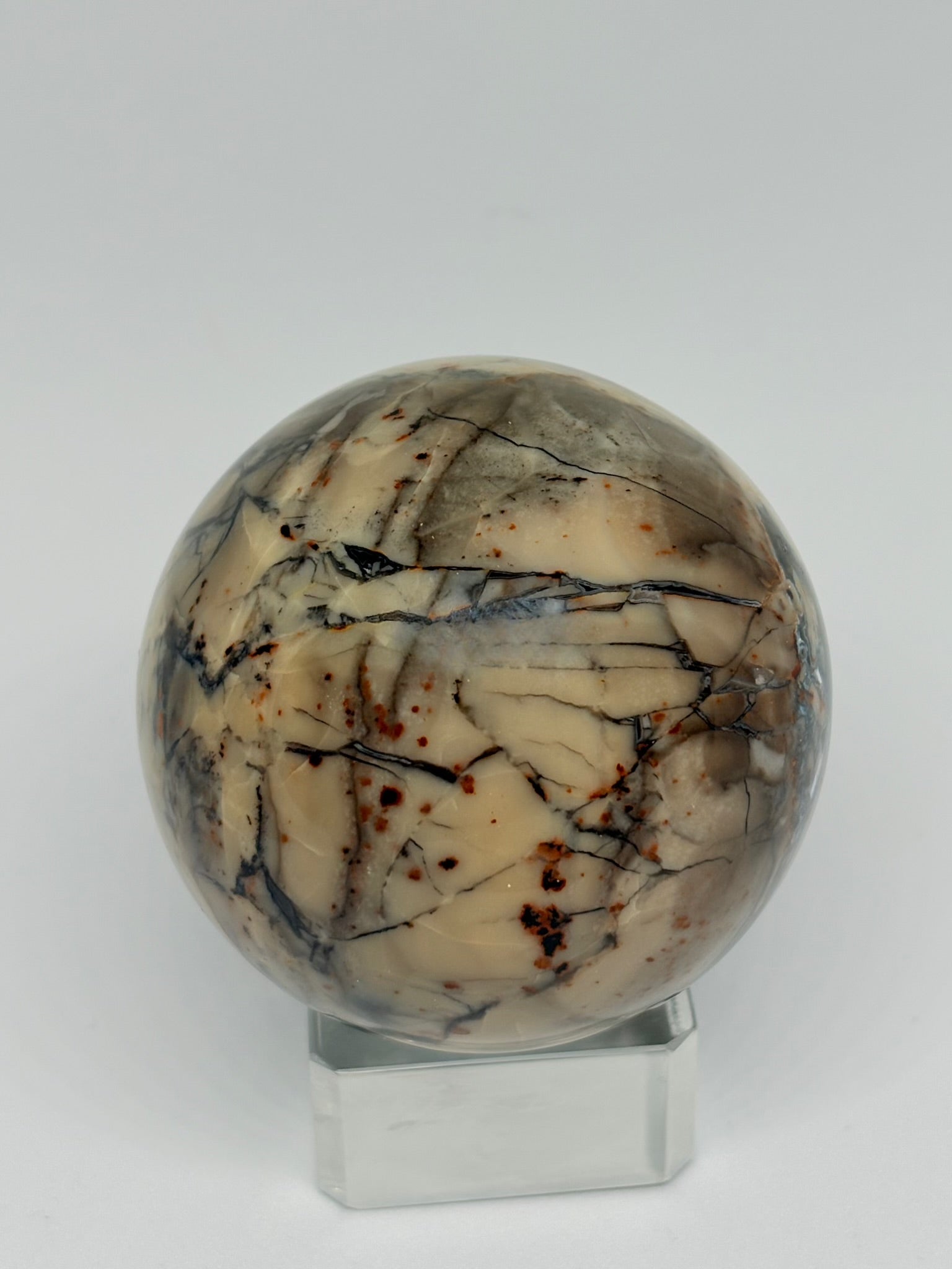 Volcano Agate Sphere [NO STAND]