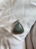 Labradorite Triangle Pendant