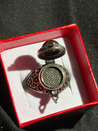 Tigers Eye Mini Locket Ring
