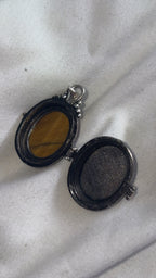 Tigers Eye Locket Pendant