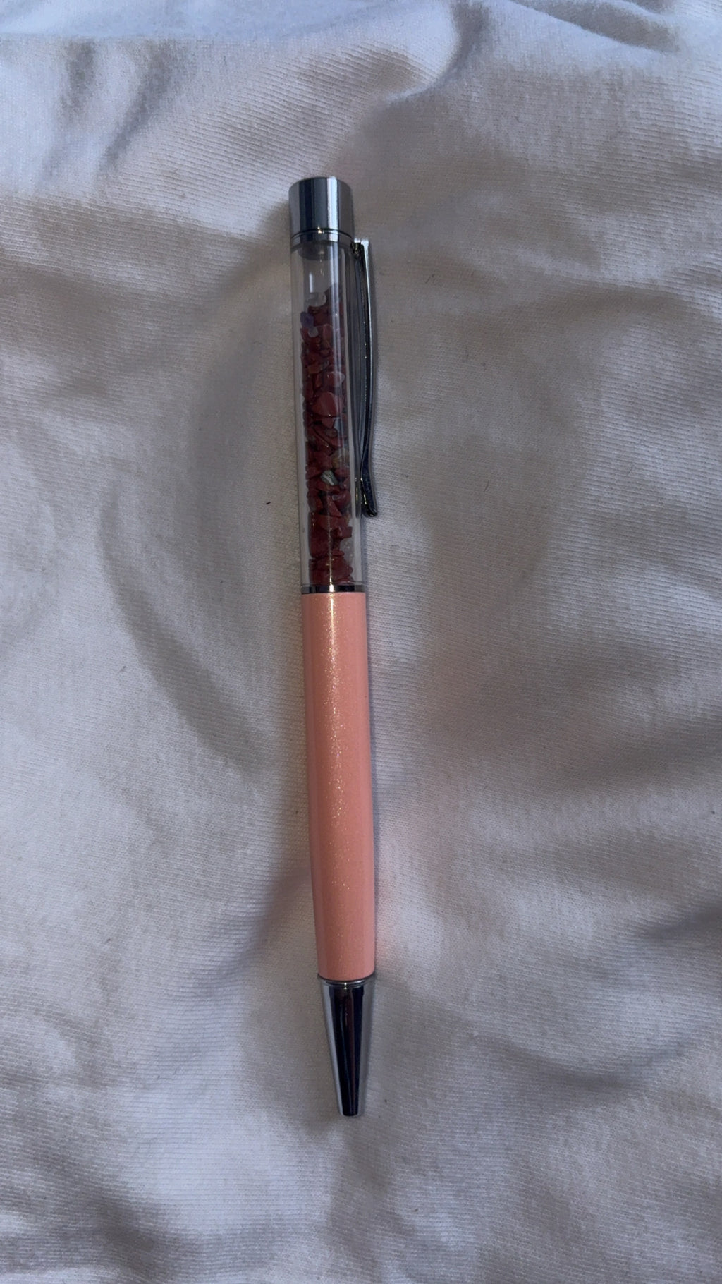 Crystal Chip Pens • Light Pink