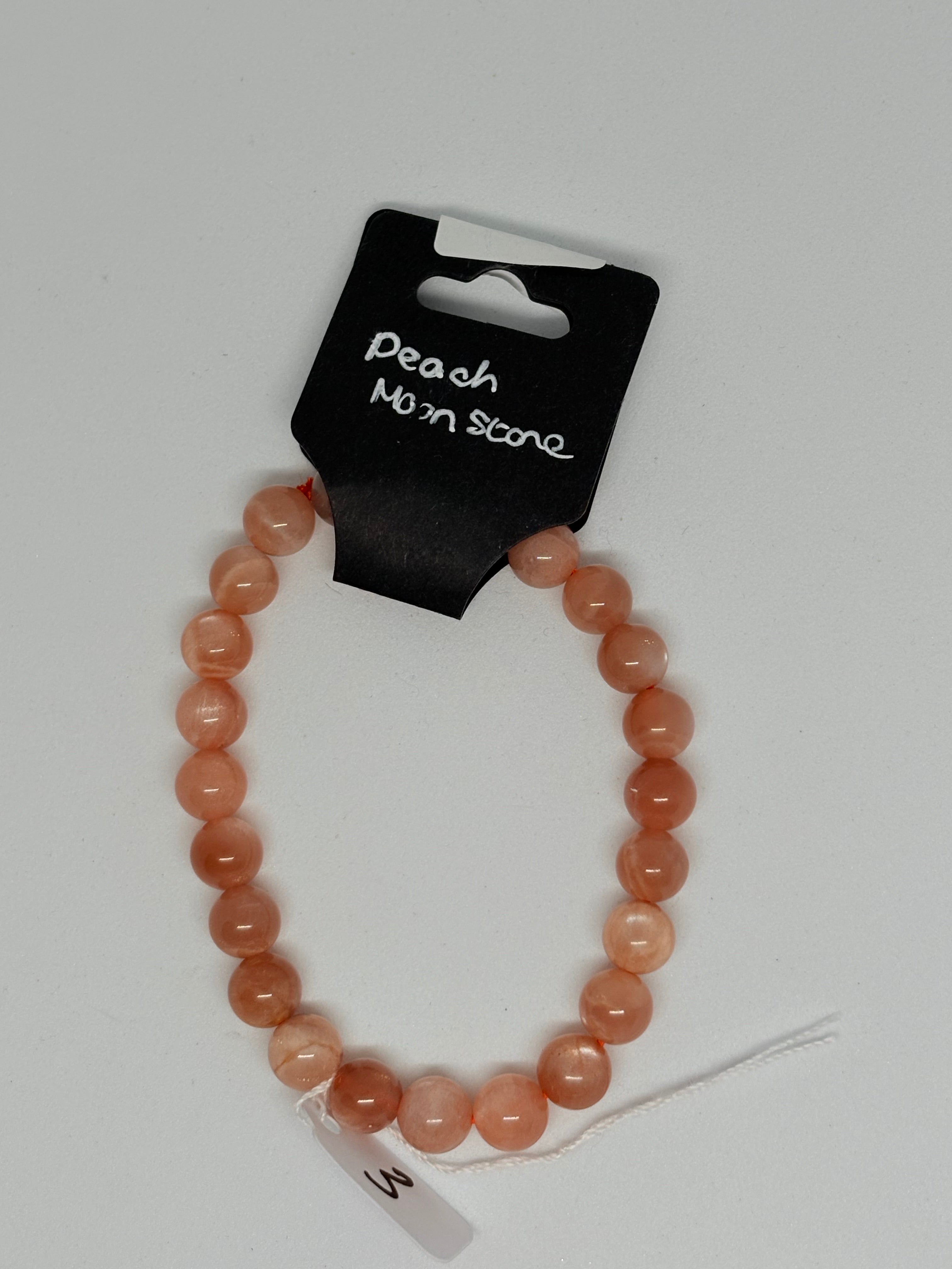 Peach Moonstone Bracelet