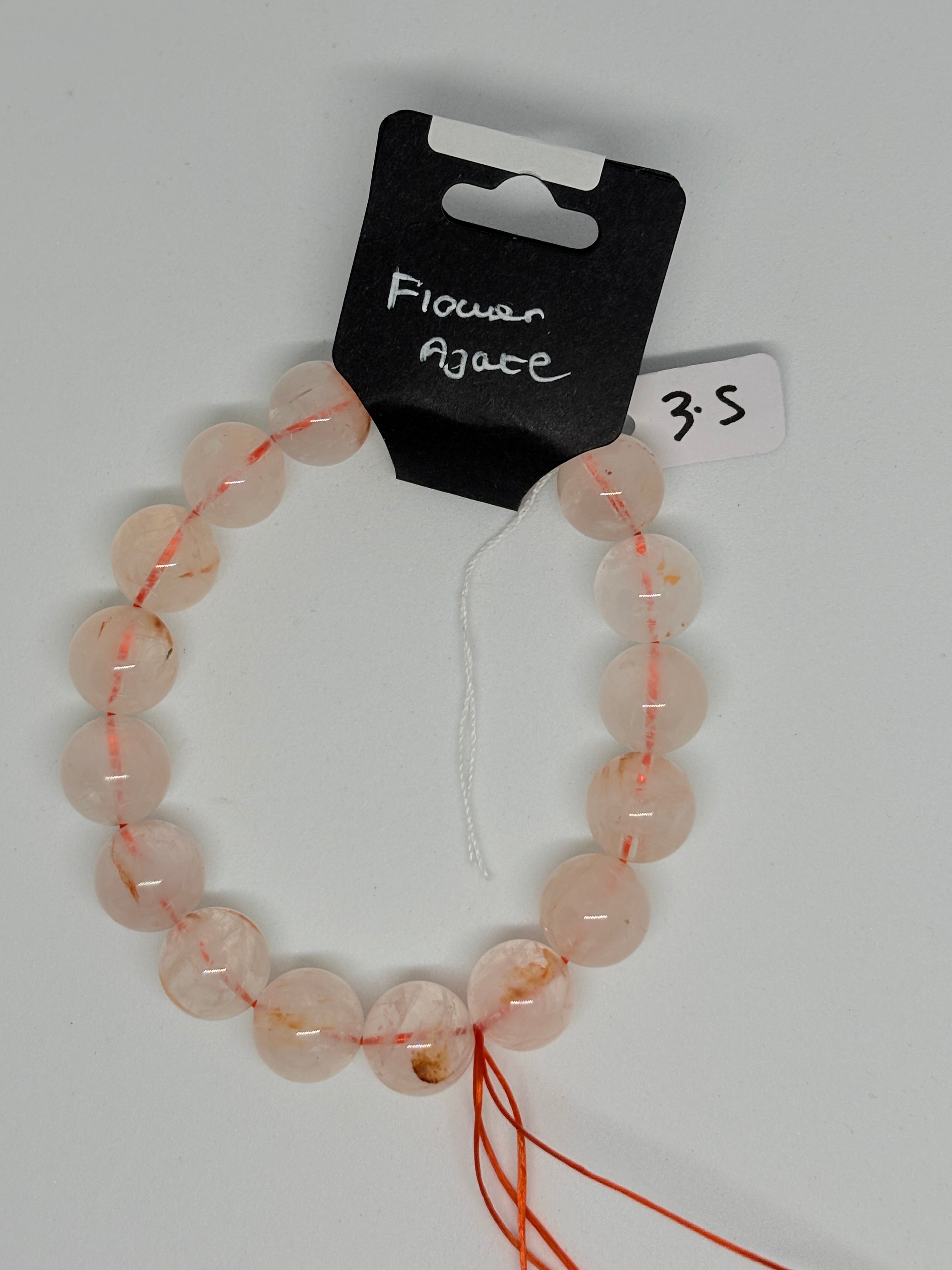 Flower Agate Bracelet