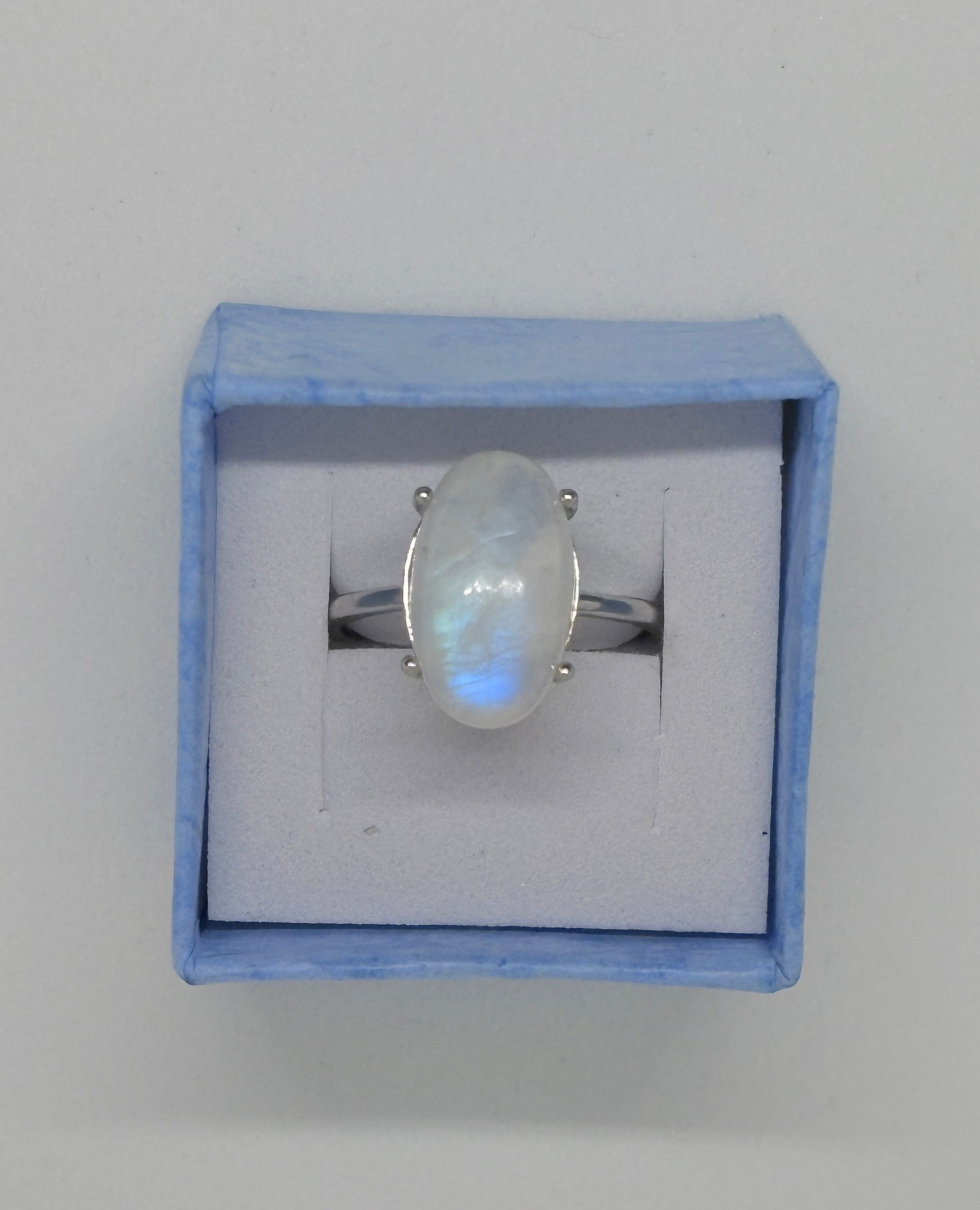Moonstone Flashy Ring