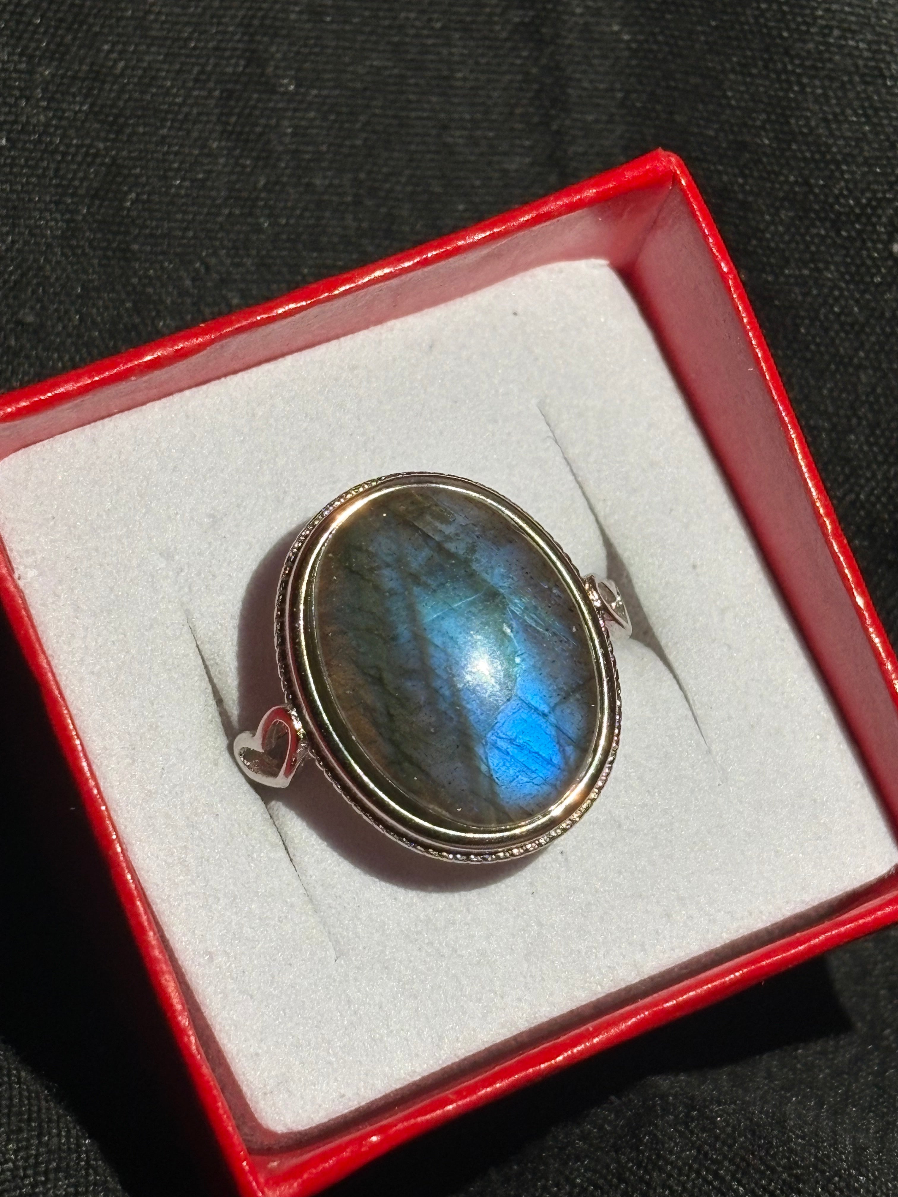 Labradorite Flashy Ring