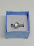 Aquamarine Simple Ring