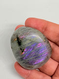 Labradorite Purple Flash Palmstone