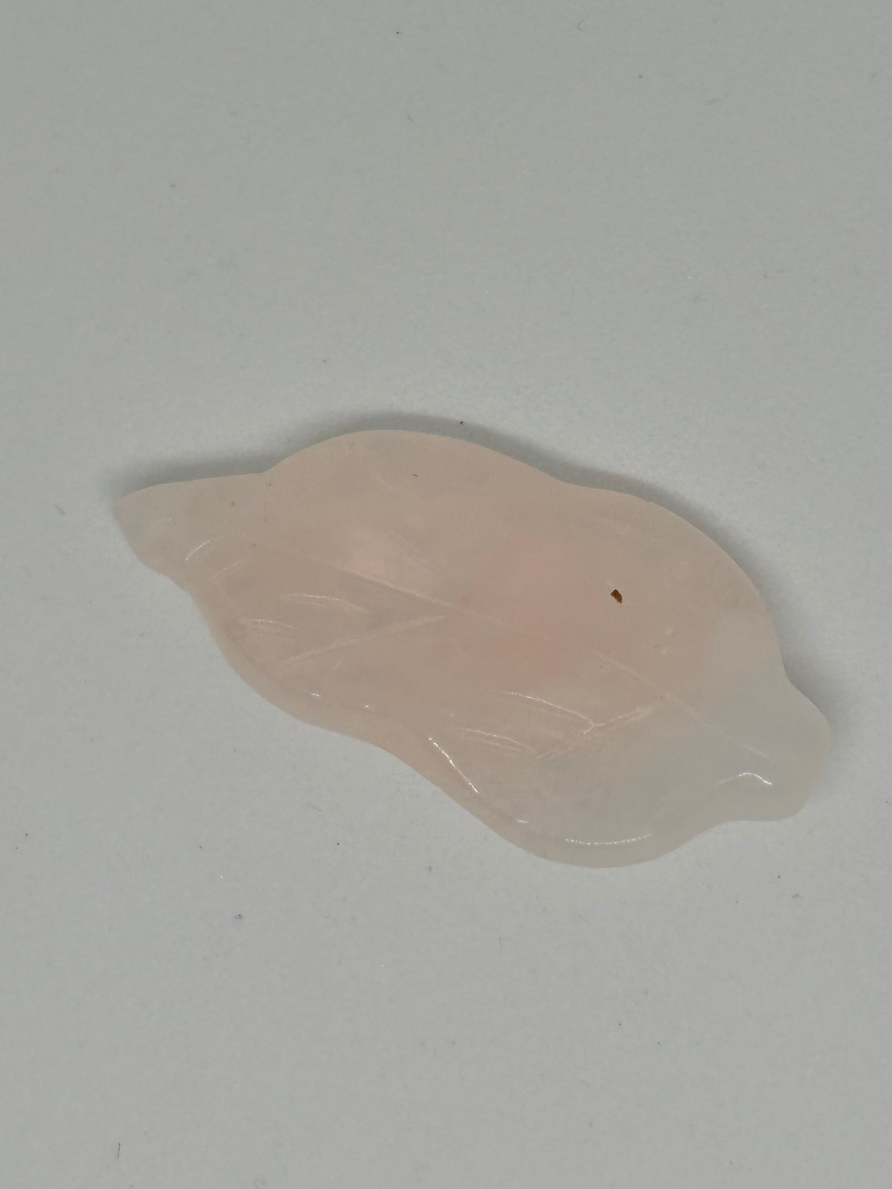 Rose Quartz Leaf