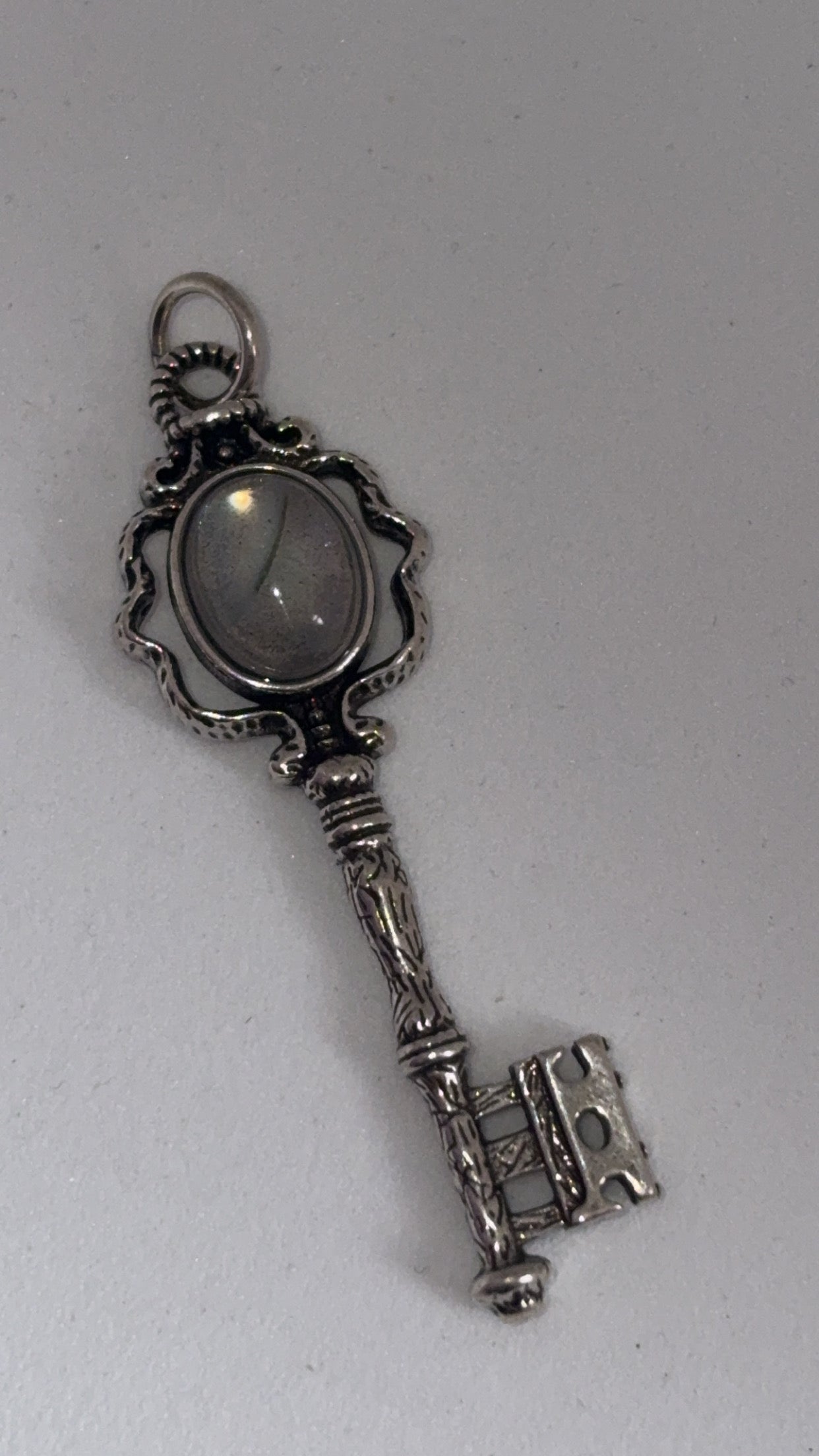 Labradorite Key Pendant