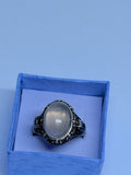 Fluorite Locket Ring