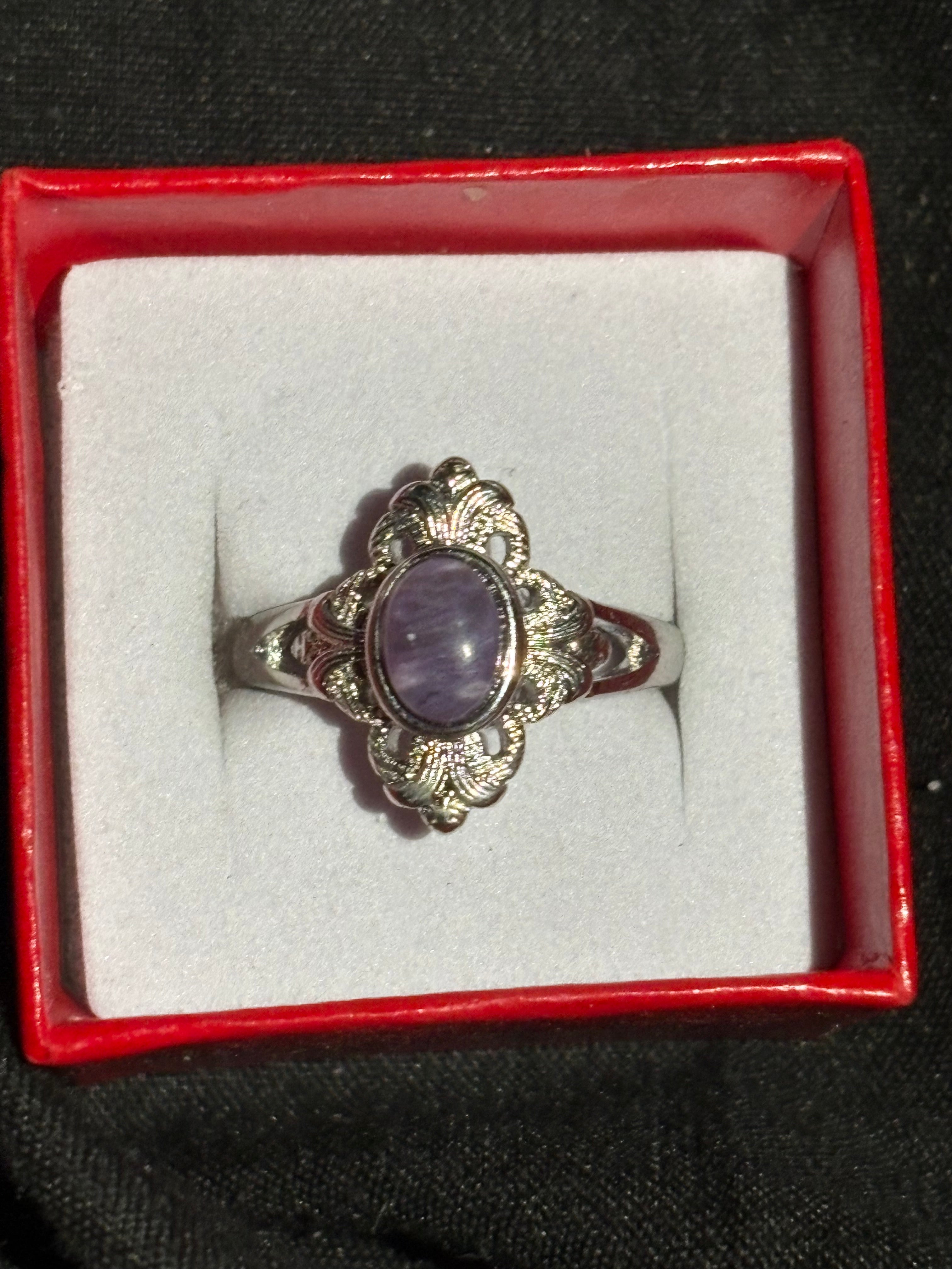 Charoite Ring