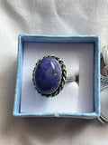 Lapis Lazuli 925 Plated Ring