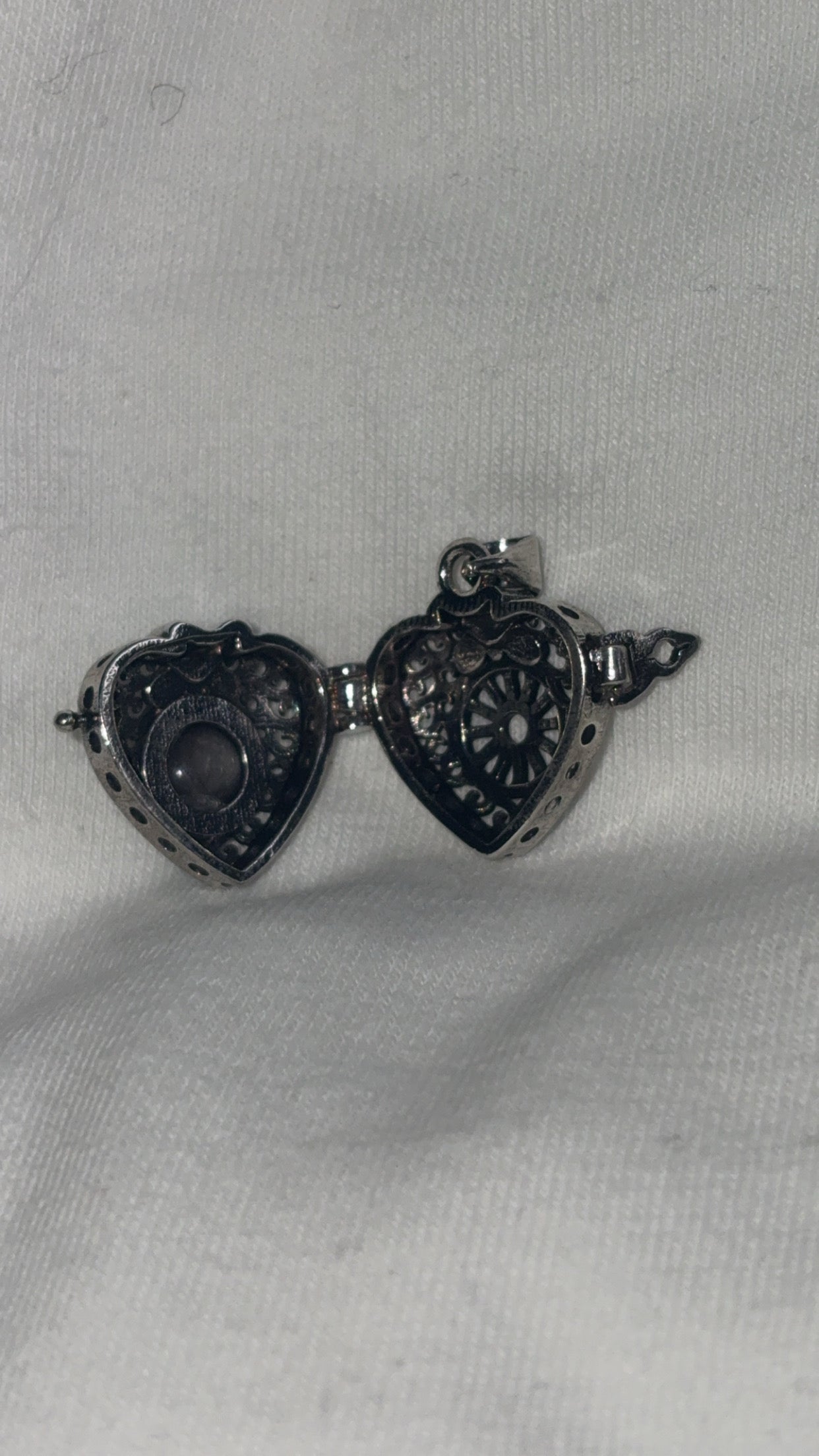 Labradorite Heart Locket Pendant