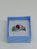 Whimsical Garnet Ring