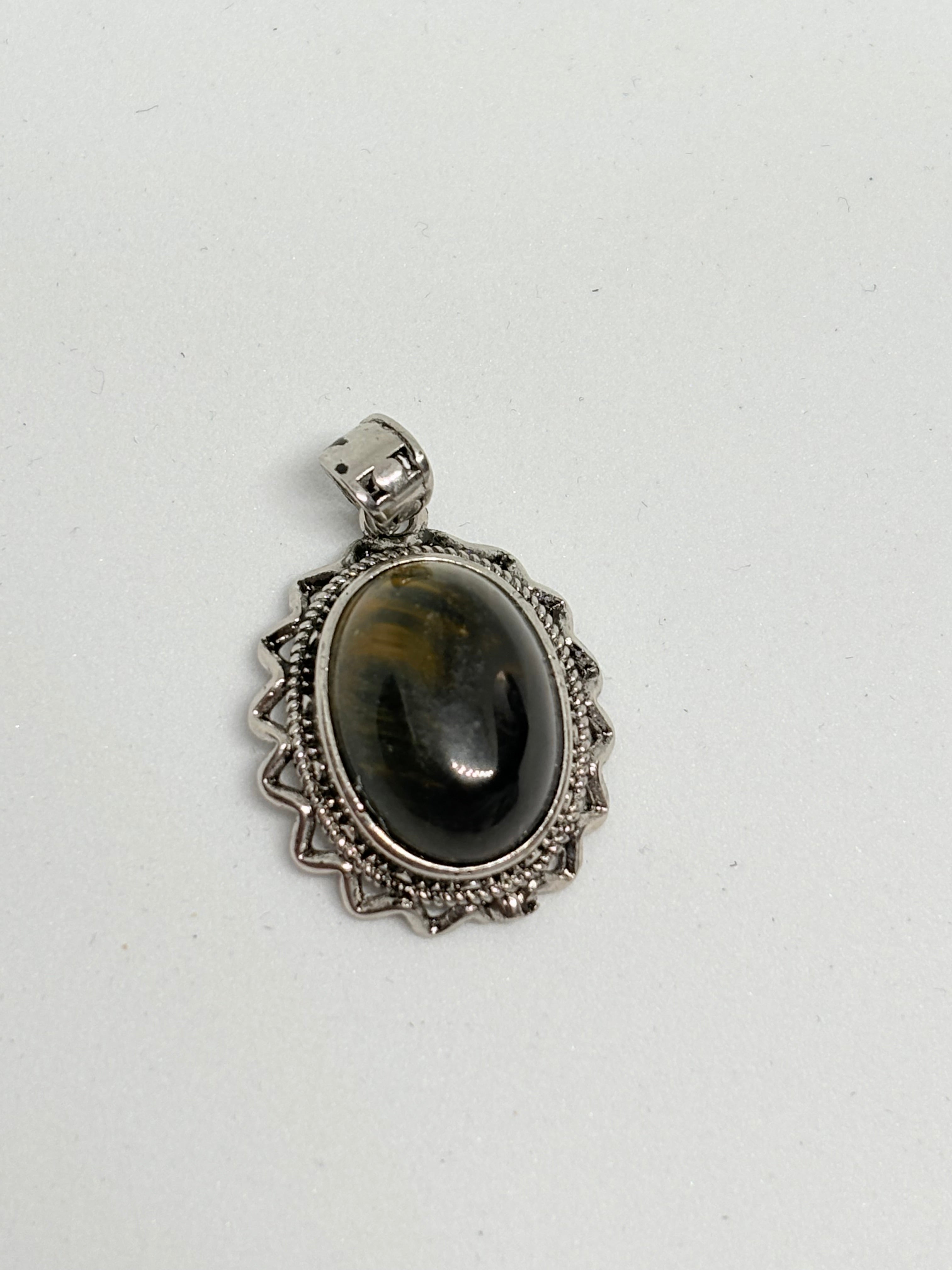 Blue Tigers Eye Pendant