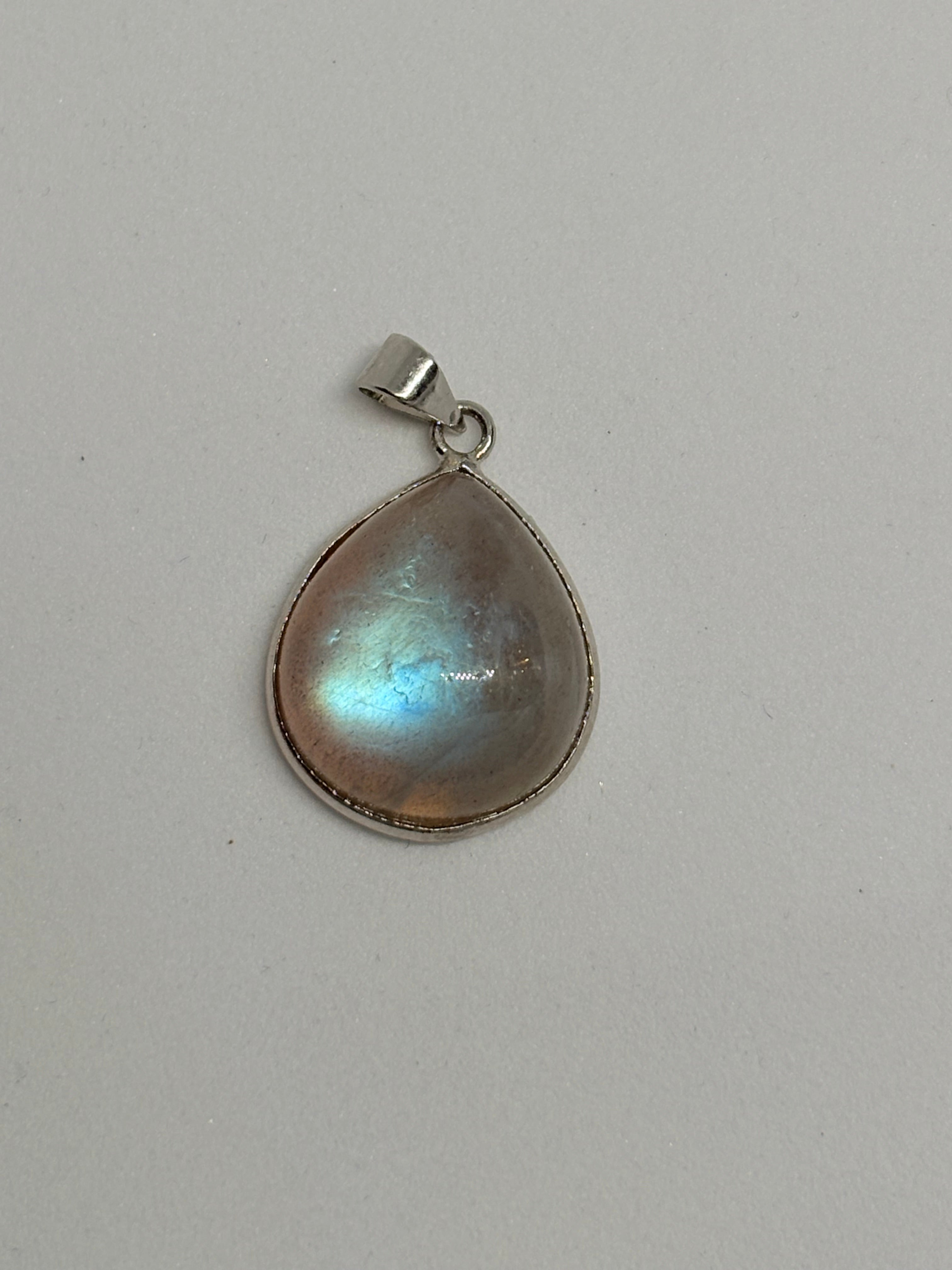 Labradorite Teardrop Pendant