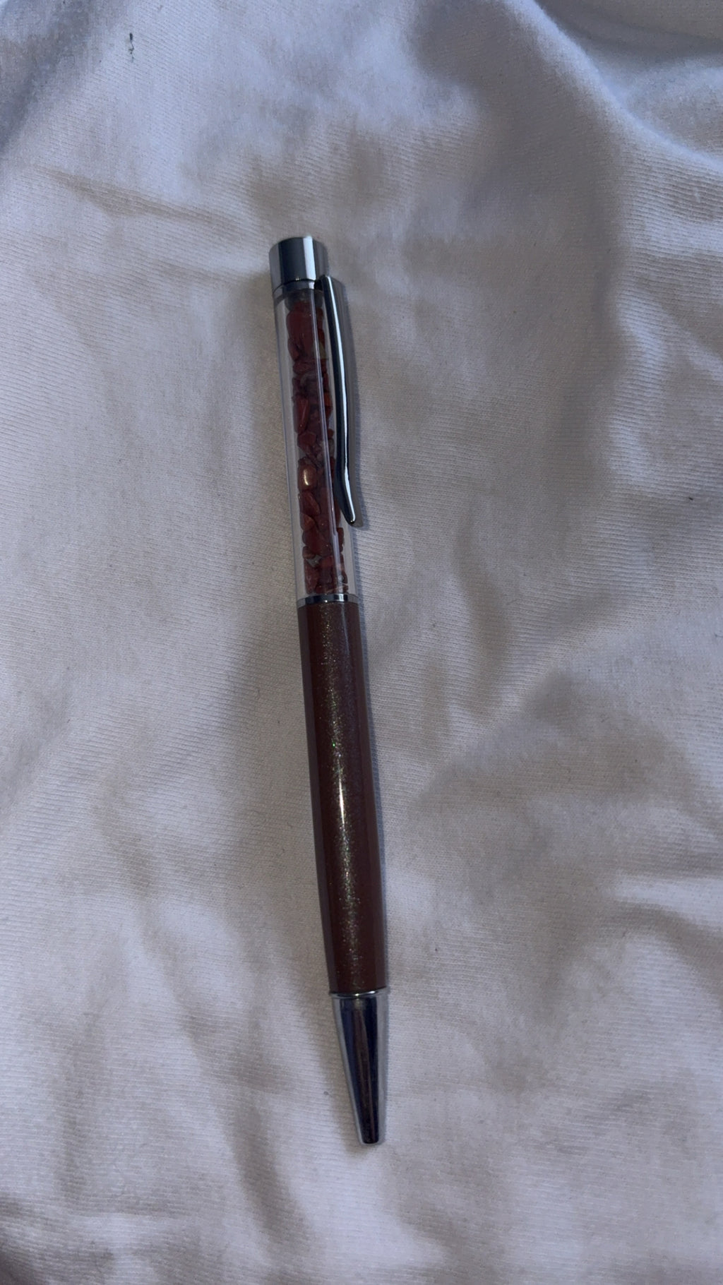 Crystal Chip Pens • Brown