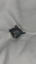 Labradorite Heart Locket Pendant