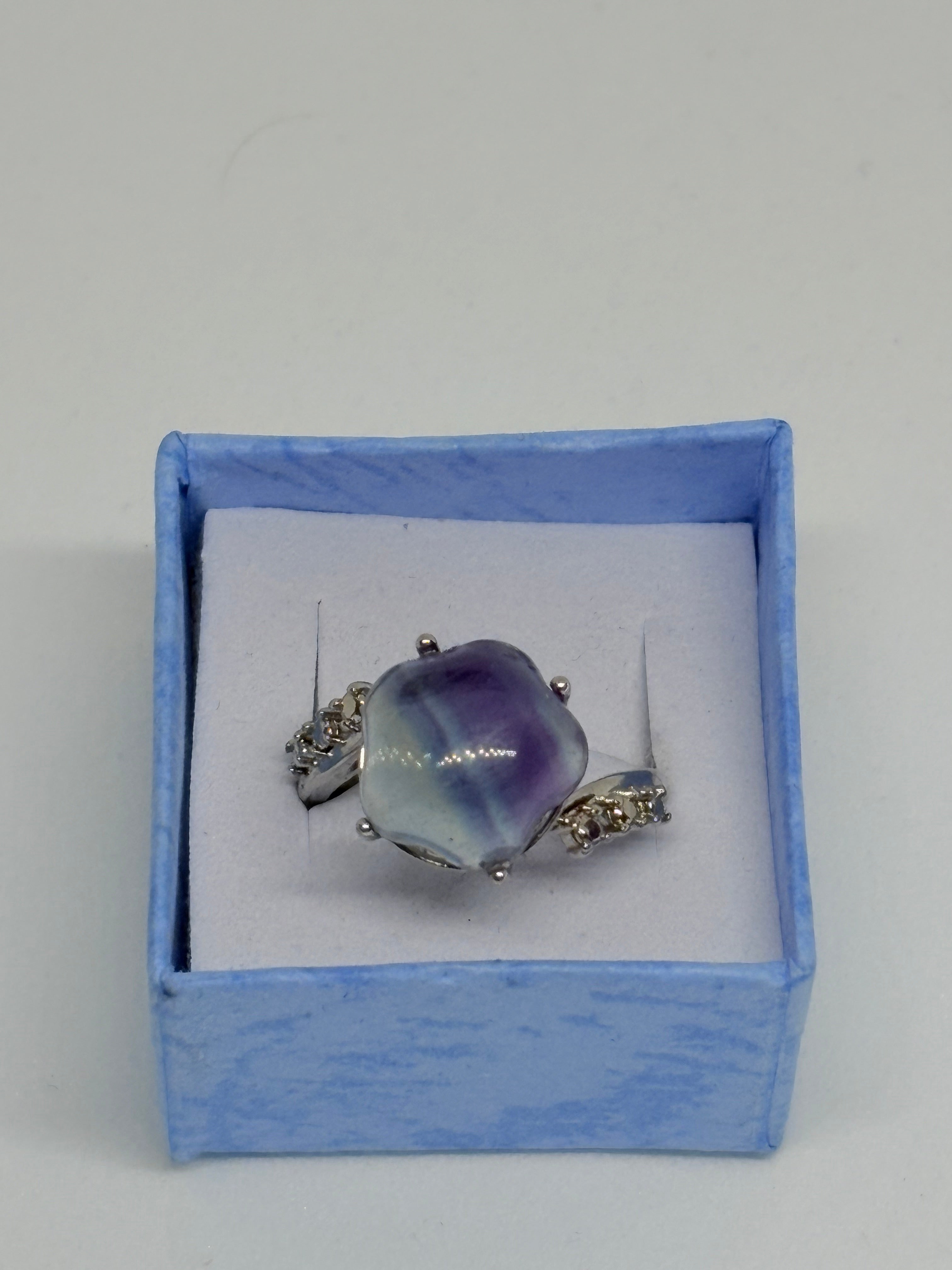 Fluorite Star Ring