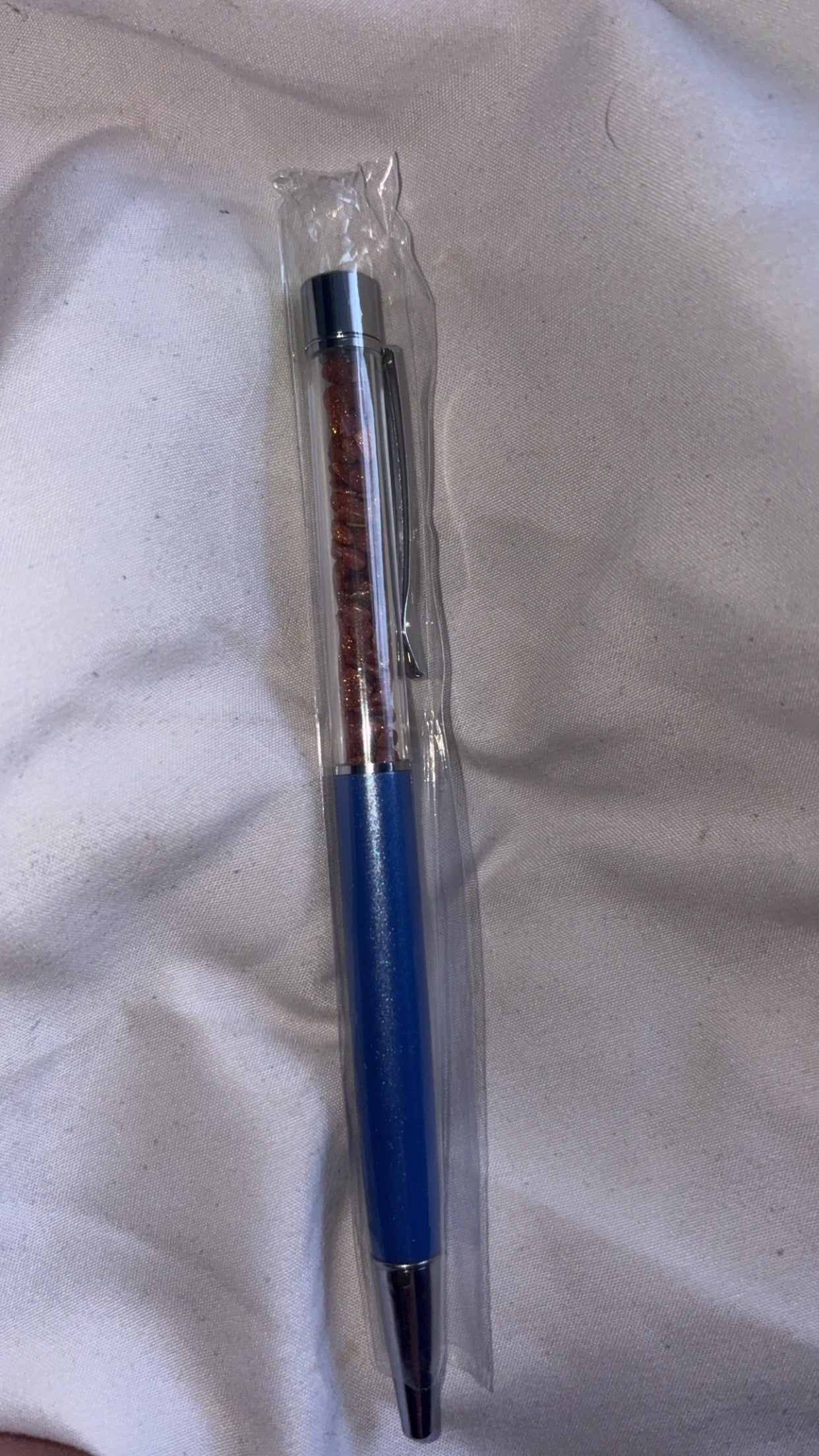 Crystal Chip Pens • Blue