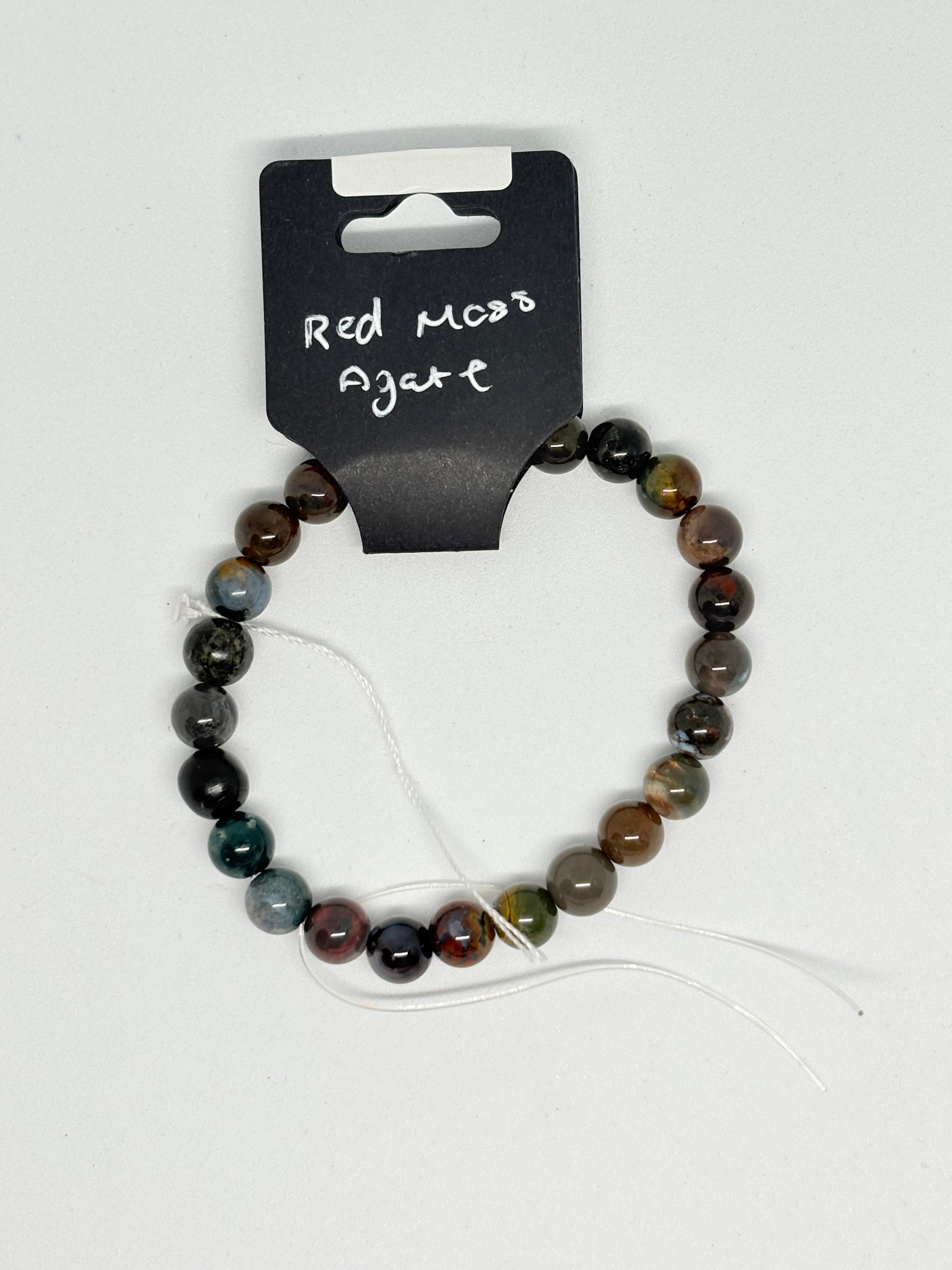 Red Moss Agate Bracelet