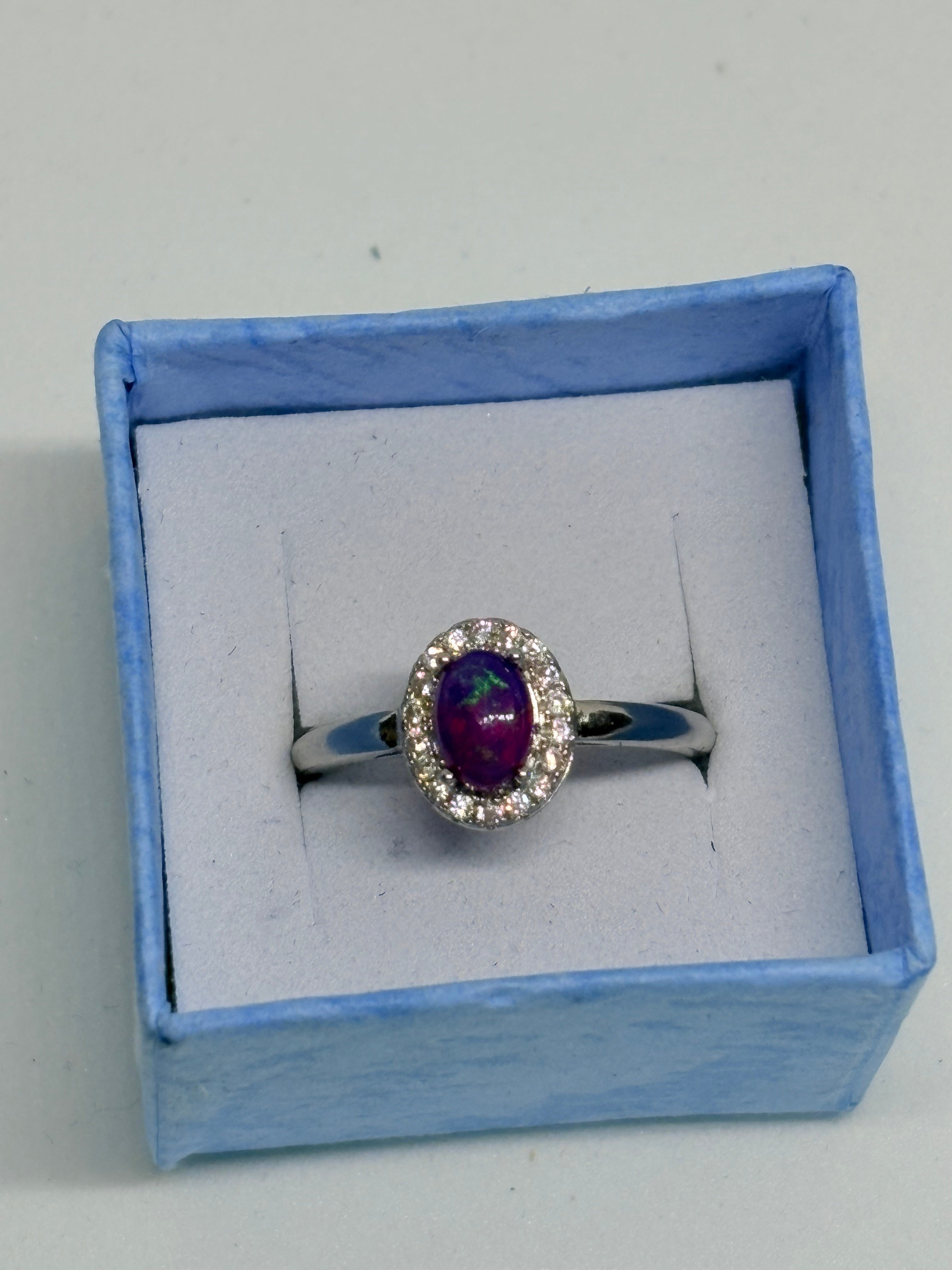 Fire Opal Ring