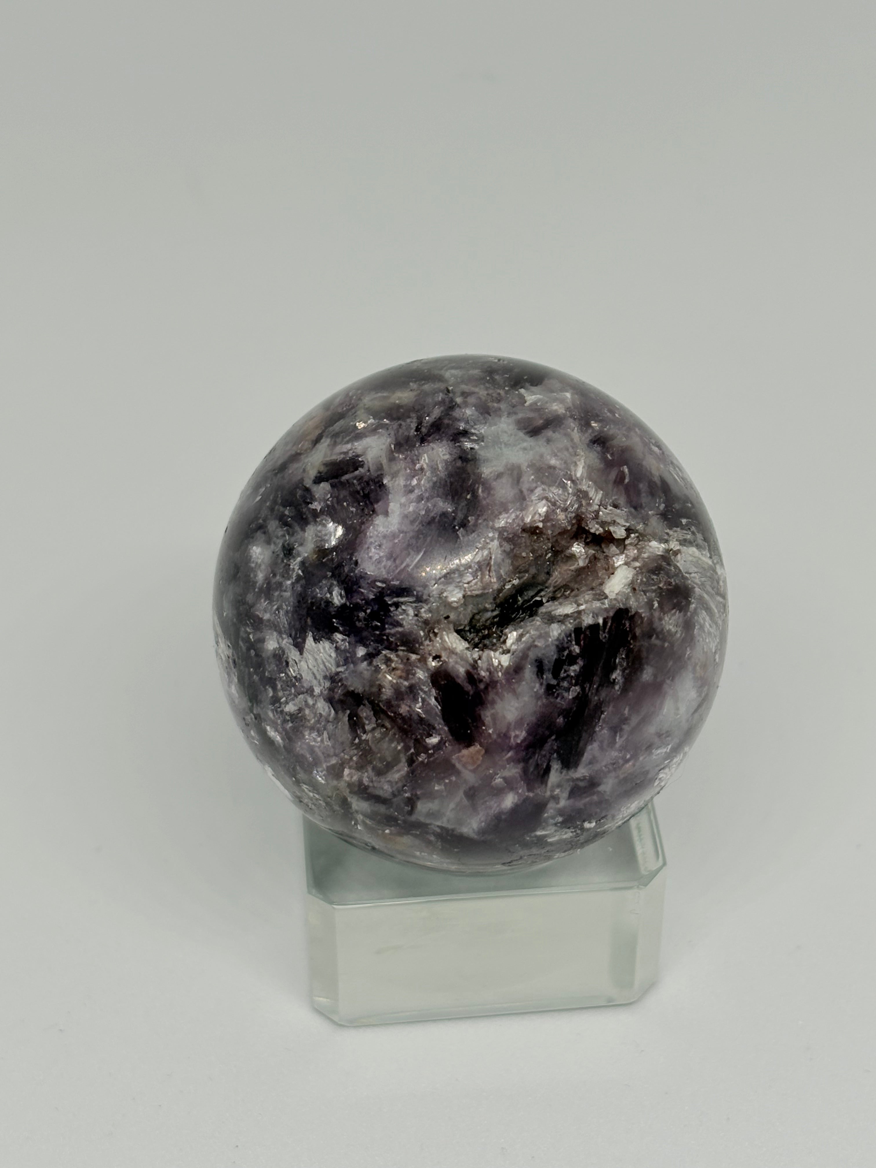 Lepidolite Crystal Sphere [NO SPHERE]