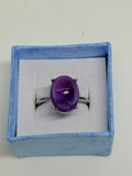 Amethyst Simple Ring