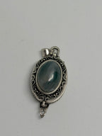 Moss Agate Locket Pendant