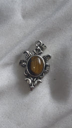 Tigers Eye Locket Pendant