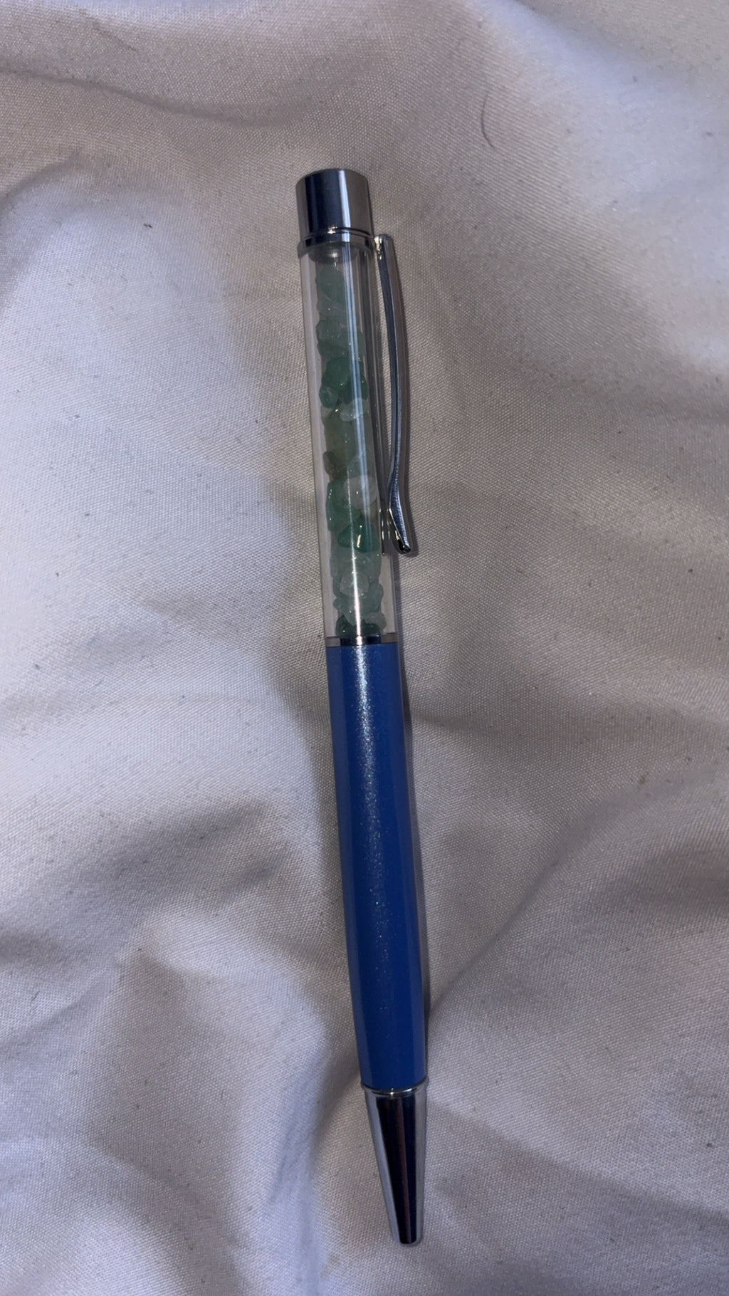 Crystal Chip Pens • Blue