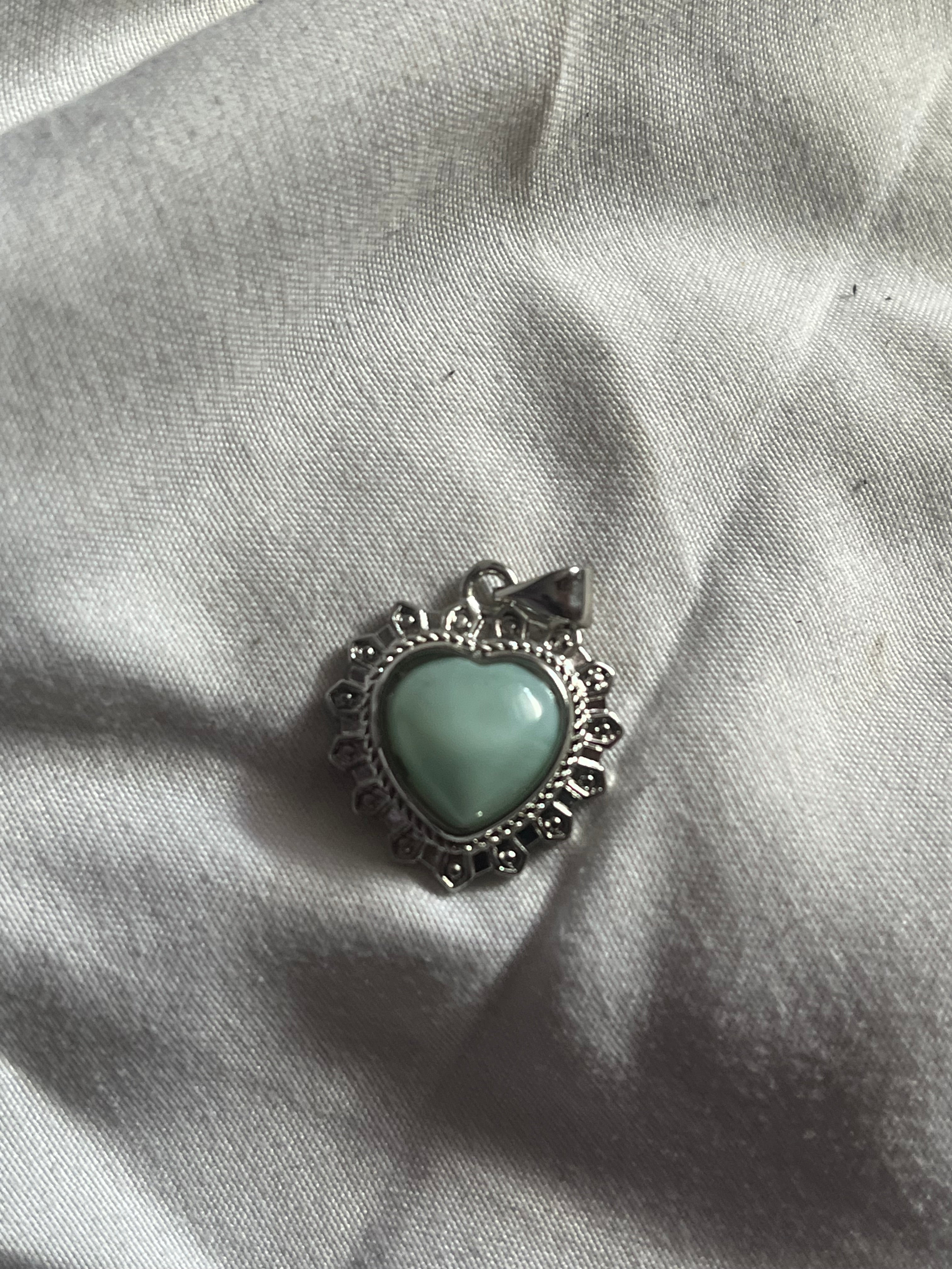 Larimar Heart Pendant