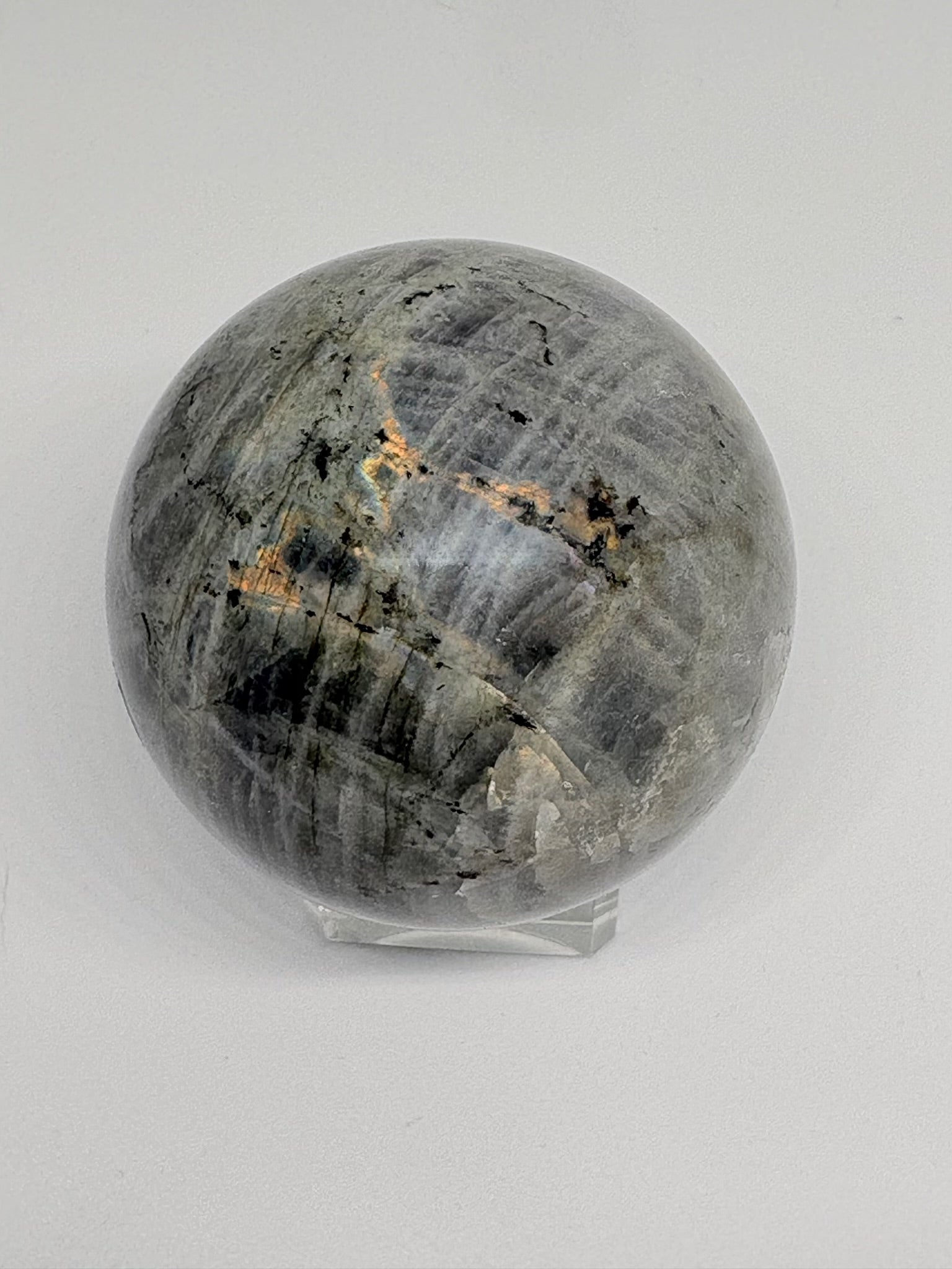 Labradorite Crystal Sphere (NO STAND)