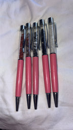 Crystal Chip Pens • Hot Pink