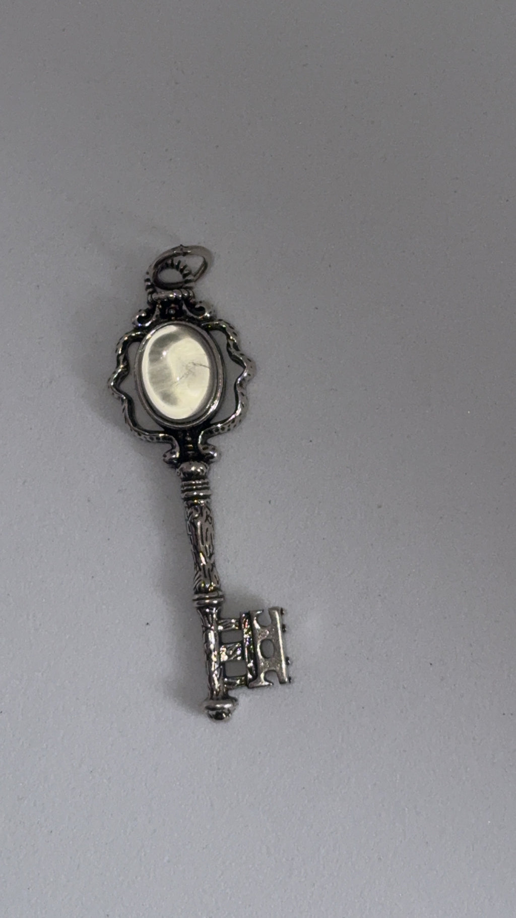 Clear Quartz Key Pendant