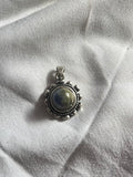 Lapis Lazuli Circle Pendant