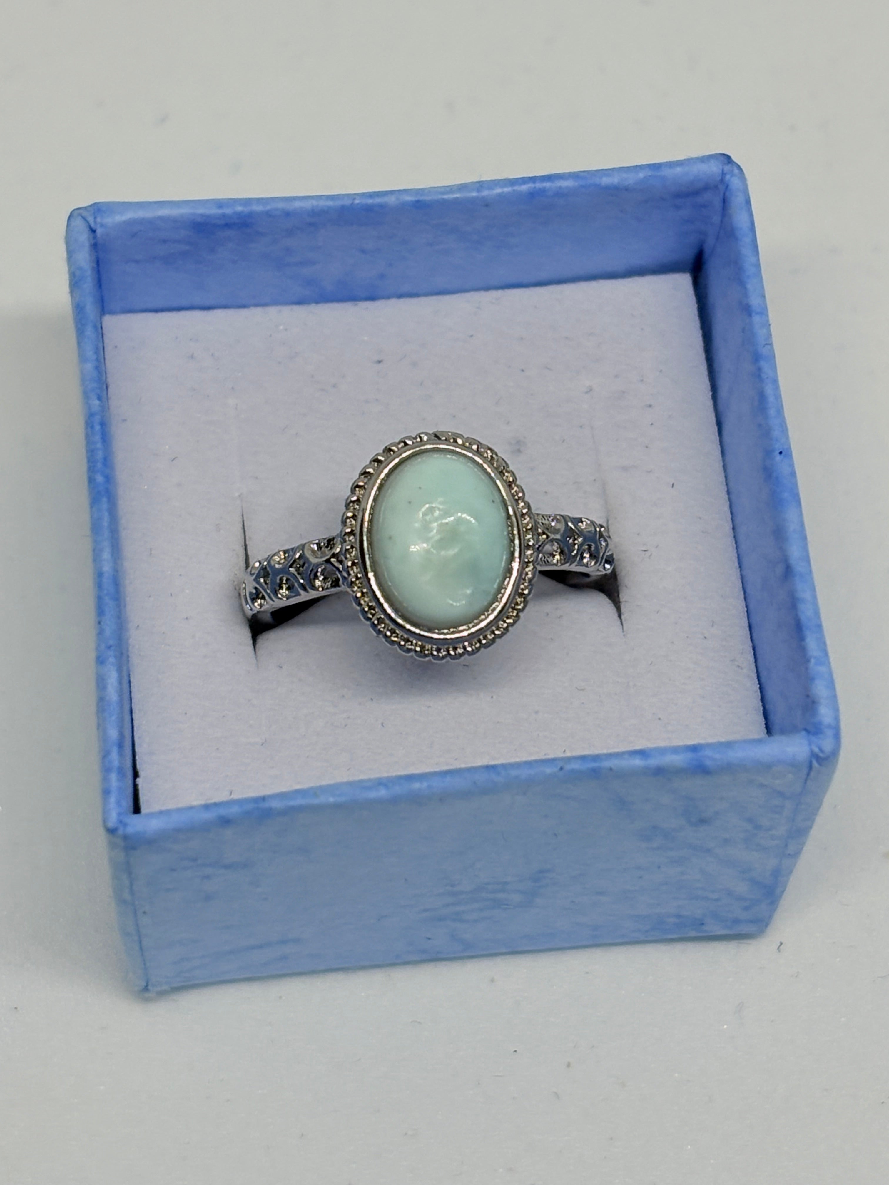 Larimar Simple Ring