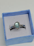 Aquamarine Simple Ring