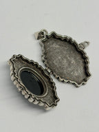 Black Agate Locket Pendant