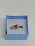 Garnet Simple Ring