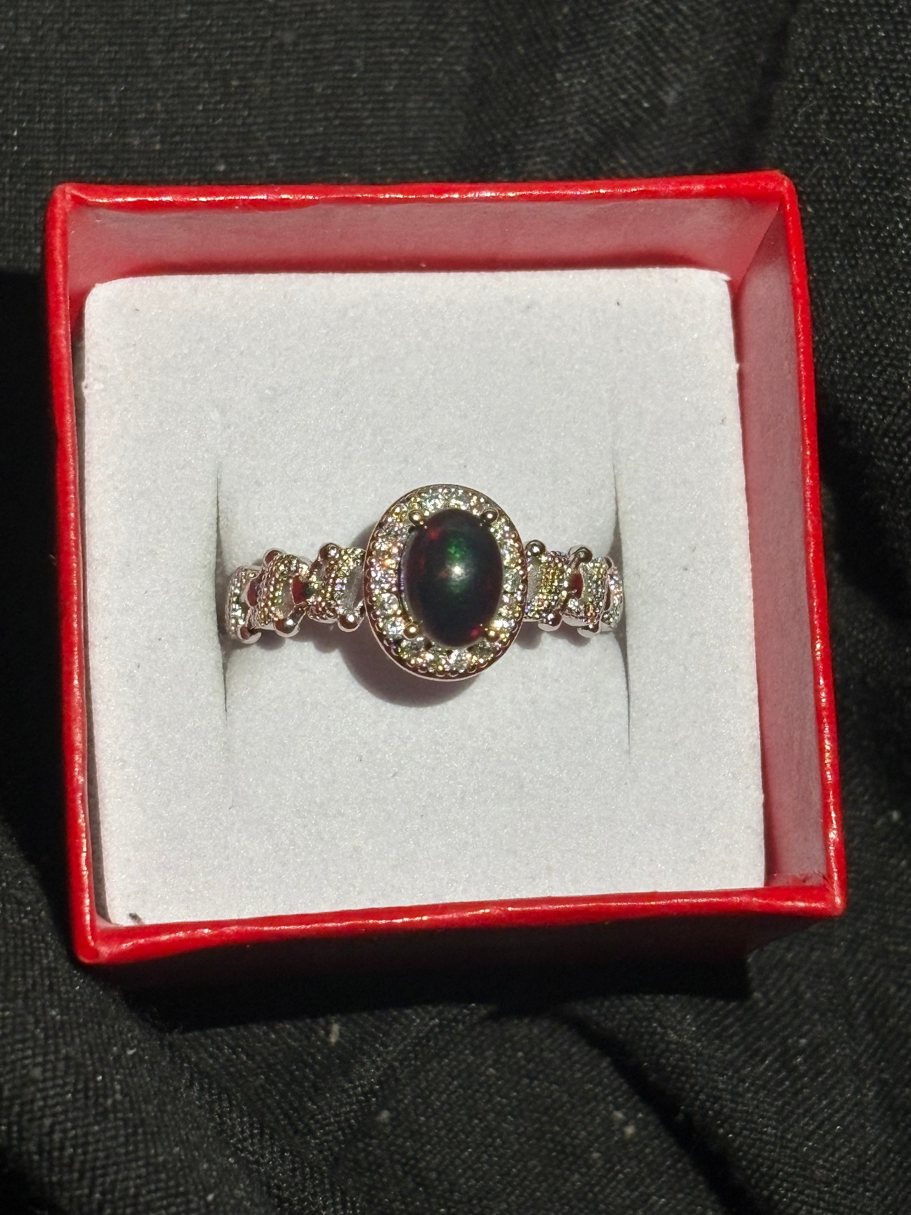 Fire Opal Ring